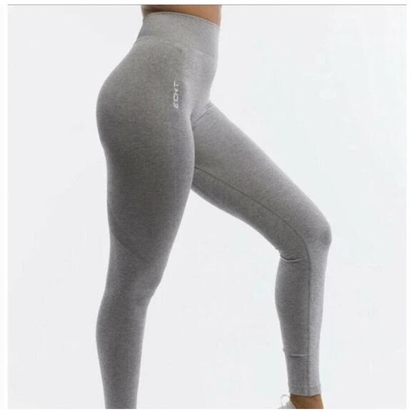 ECHT Arise Seamless Leggings High Rise in Heather Gray Size Small - Picture 1 of 11
